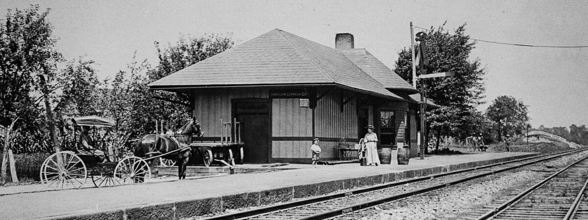 Powell Depot historic photo