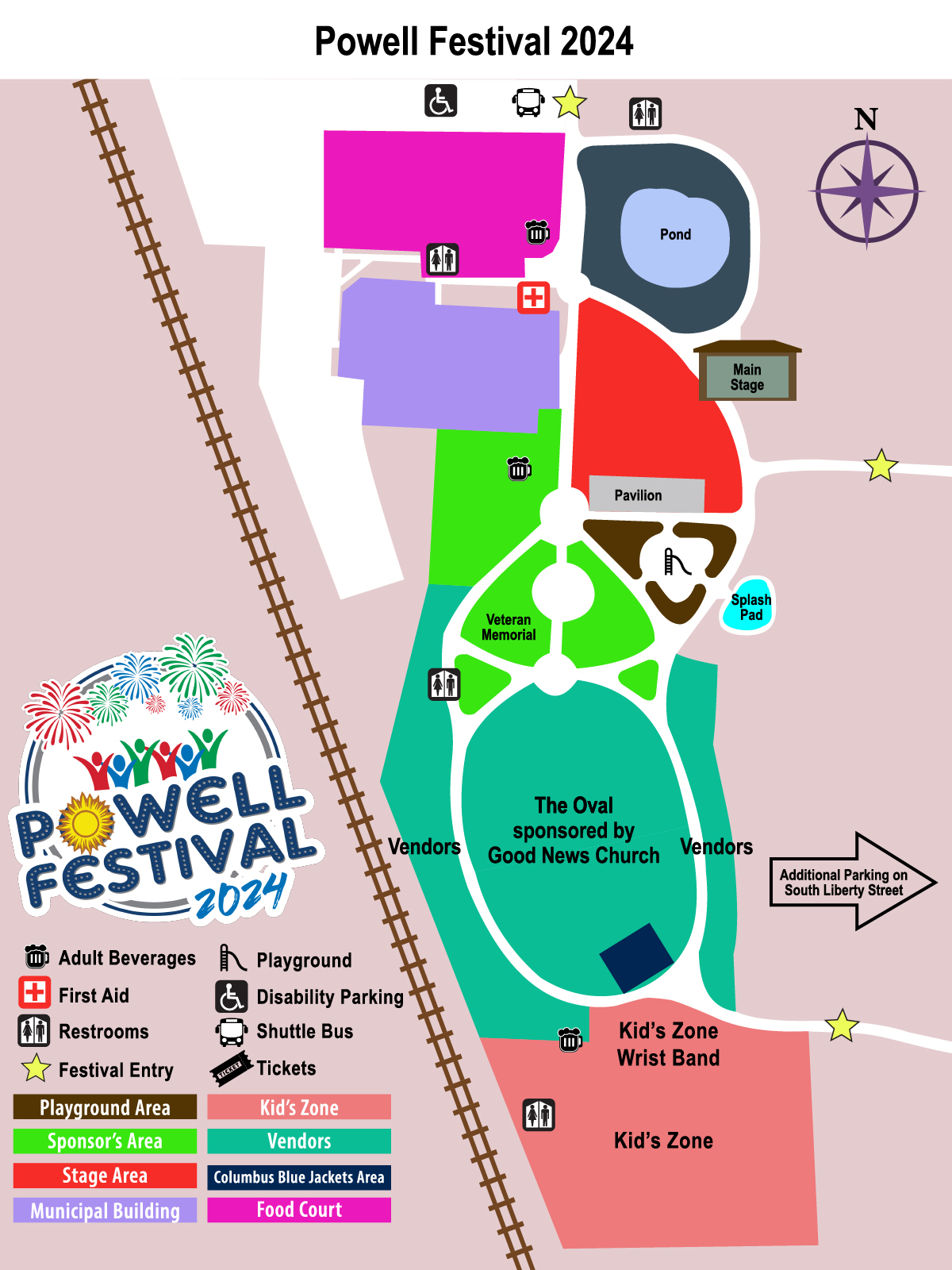 2024 Festival map