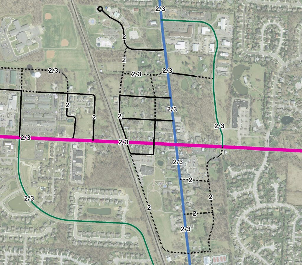 City of Powell, Ohio | road network sketch plan