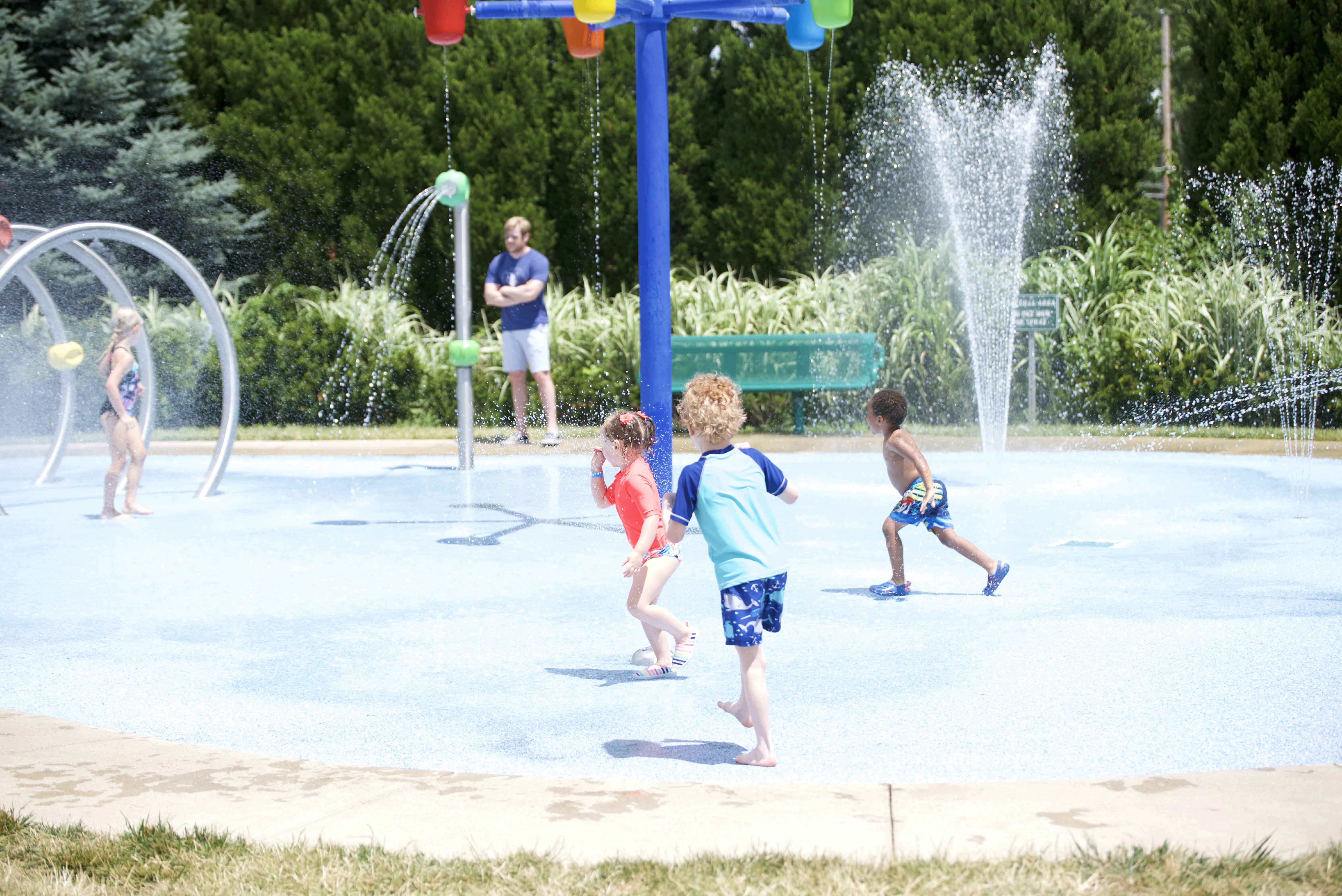City of Powell, Ohio Splash Pad opens for the season after Memorial
