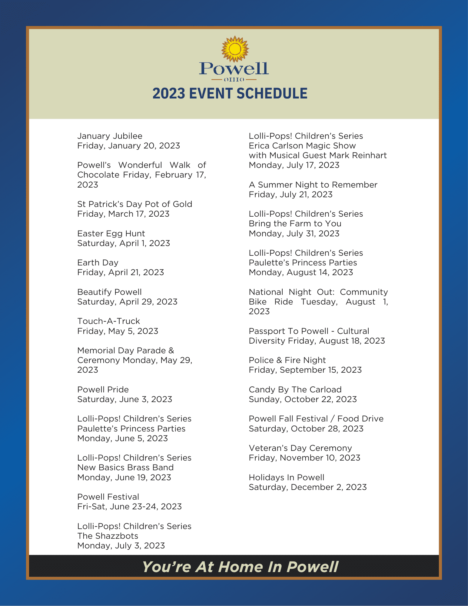 Summer Office Hours and Dates to Remember 2023